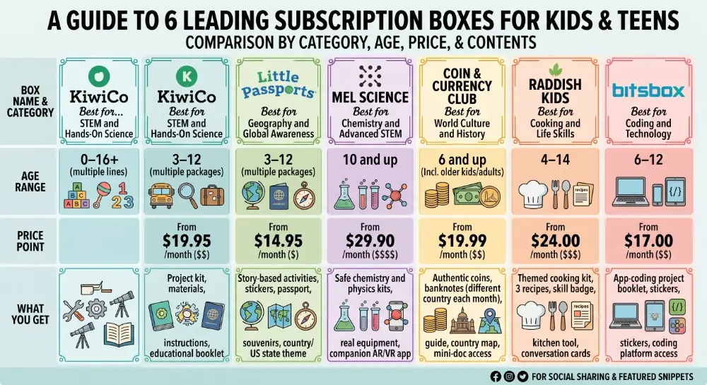 Subscription box guide