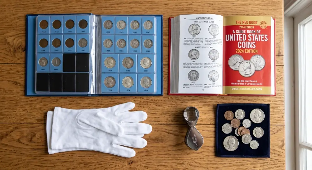 A flat-lay of essential beginner tools